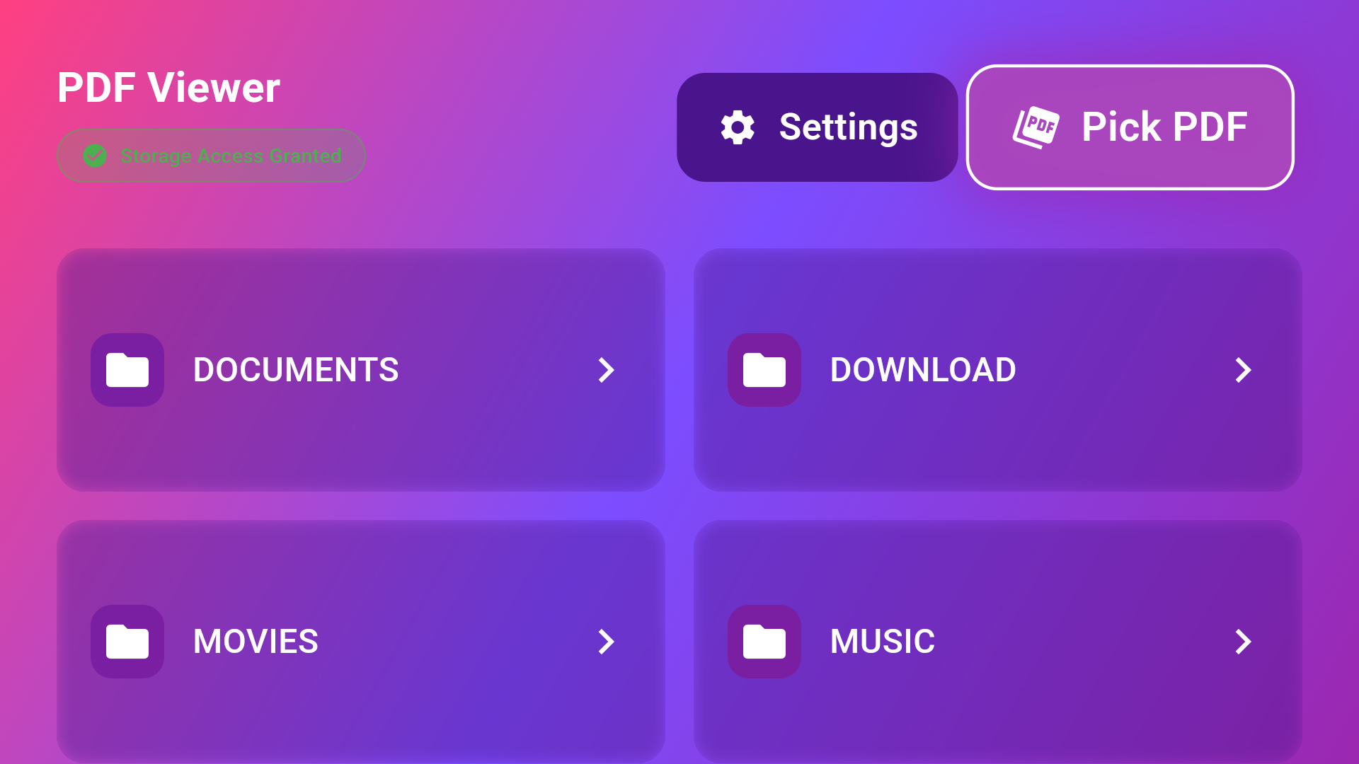 Android TV PDF Viewer